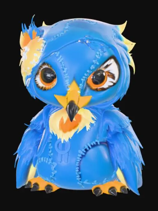 3D model for Patchy Vulture Pal