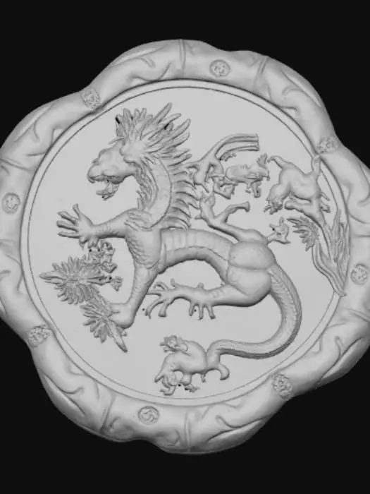 3D model for Mythical wax seal