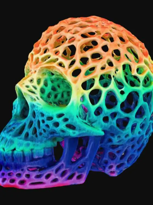 3D model for Prismatic Lattice Skull