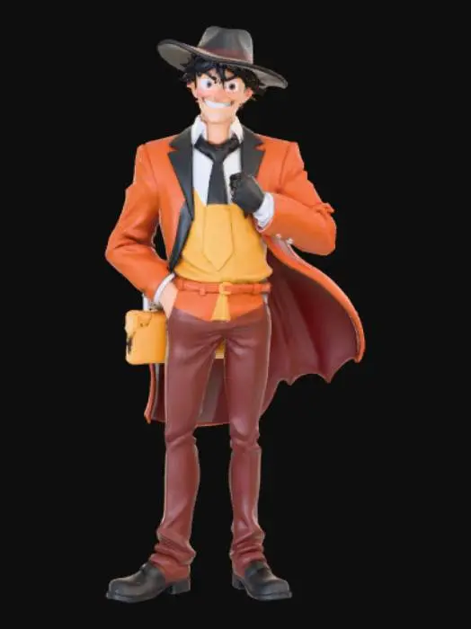 3D model for Anime Style pompus salesman