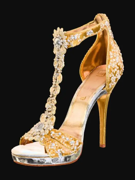 3D model for Extravagant female shoe