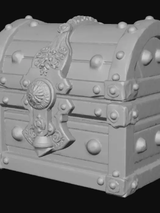 3D model for Fantasy Video Game Level Up Rewards