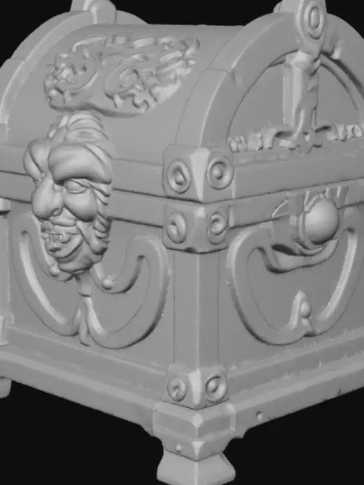 3D model for Anime Video Game Level Up Rewards