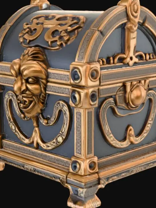 3D model for Anime Video Game Level Up Rewards