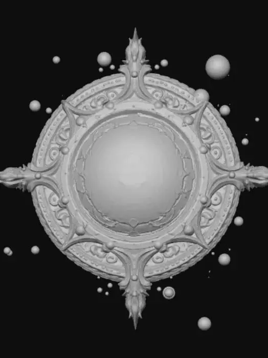 3D model for Anime Video Game Level Up Rewards