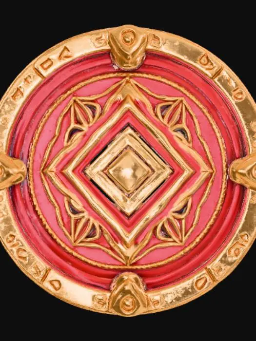 3D model for Anime Video Game Level Up Rewards