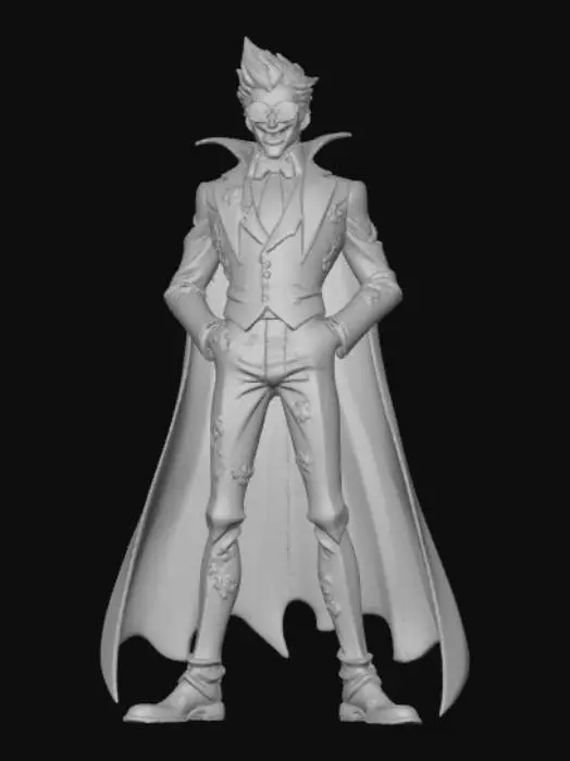 3D model for Anime style flamboyant bad guy