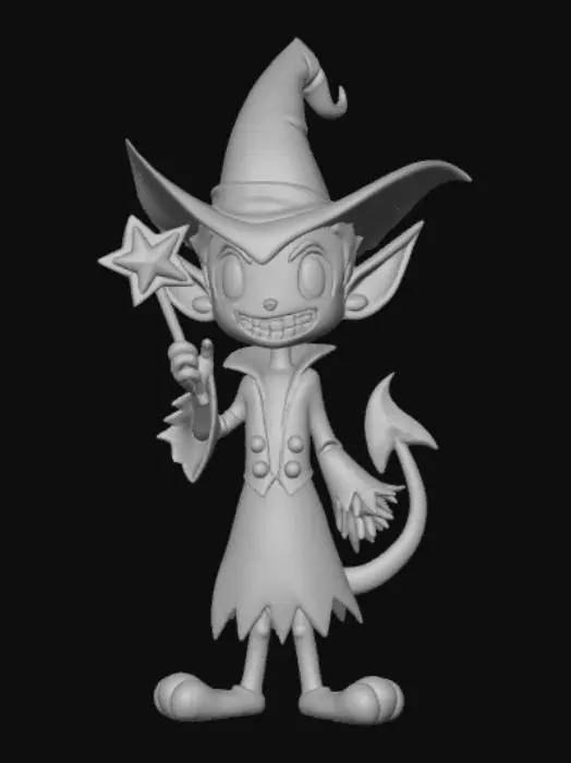 3D model for Anime style whimsical bad guy