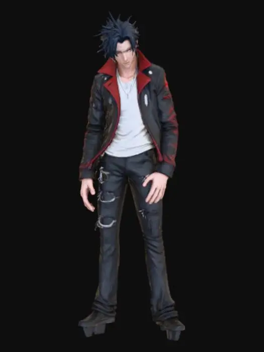 3D model for Anime style psycho bad guy