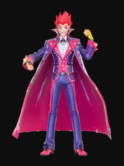 3D model for Anime style flamboyant bad guy