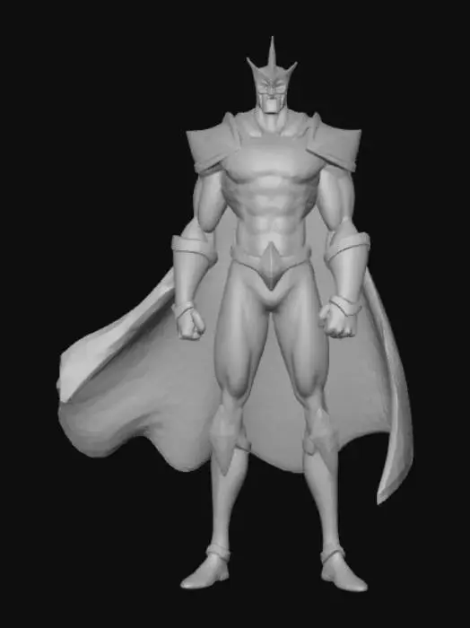 3D model for Korgi superhero anime style