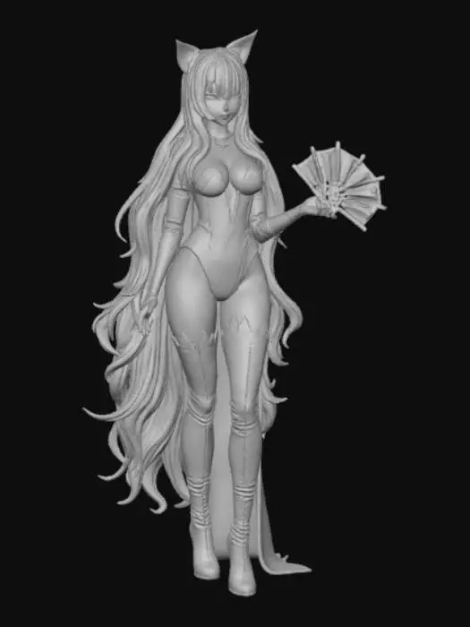 3D model for Temptress Sapphire Anime Figure