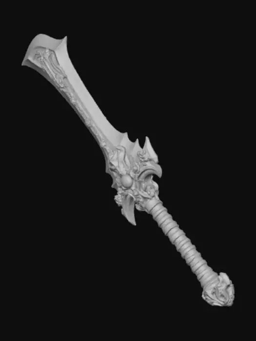 3D model for Extremely Extravagant Anime Style Blunt Weapon