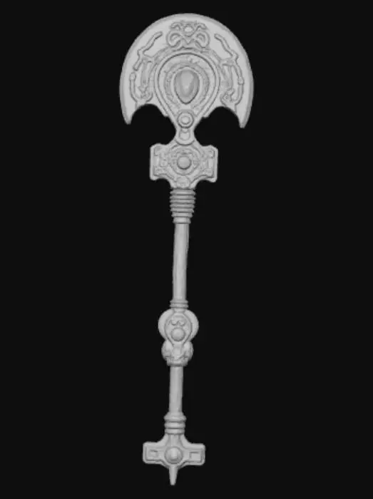 3D model for Extremely Extravagant Anime Style Blunt Weapon