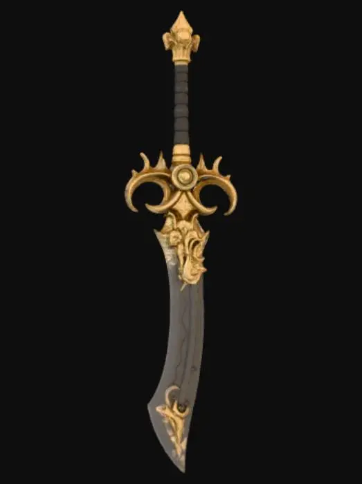 3D model for Extremely Extravagant Anime Style Blunt Weapon