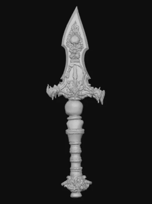 3D model for Extremely Extravagant Anime Style Blunt Weapon