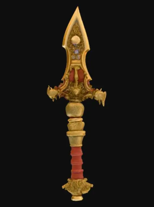 3D model for Extremely Extravagant Anime Style Blunt Weapon