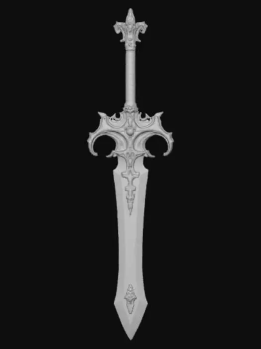 3D model for Extremely Extravagant Anime Style Blunt Weapon