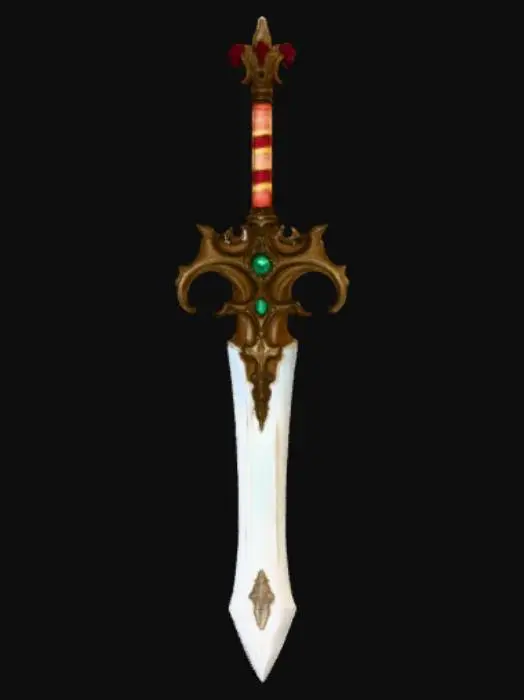 3D model for Extremely Extravagant Anime Style Blunt Weapon