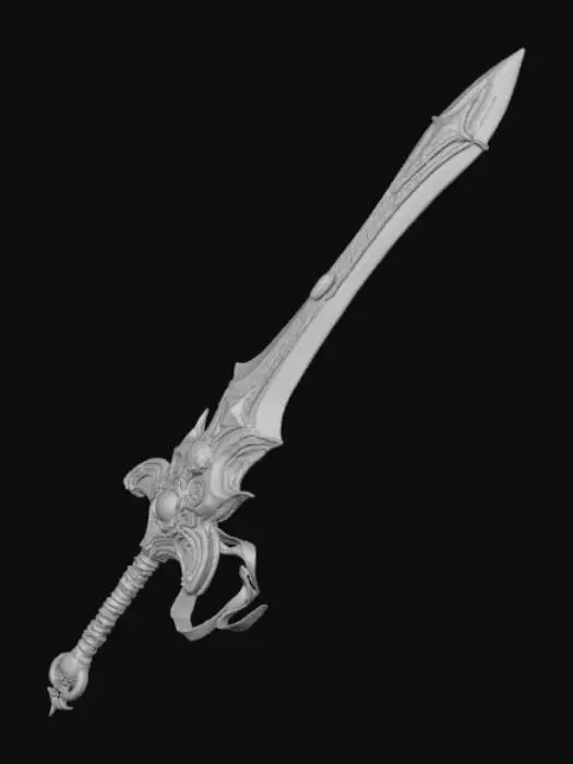 3D model for Extremely Extravagant Anime Style Blunt Weapon