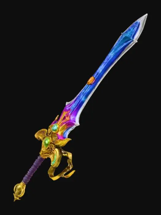 3D model for Extremely Extravagant Anime Style Blunt Weapon
