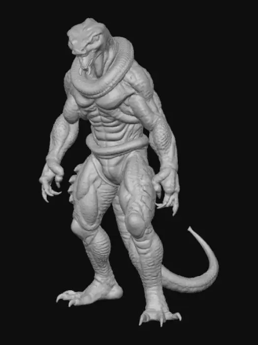 3D model for Snake Evolved Varient