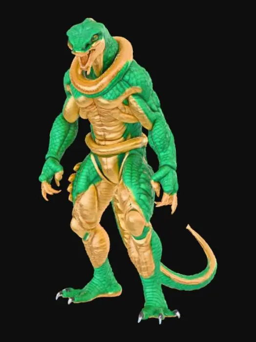 3D model for Snake Evolved Varient