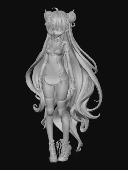 3D model for Temptress Sapphire Anime Figure