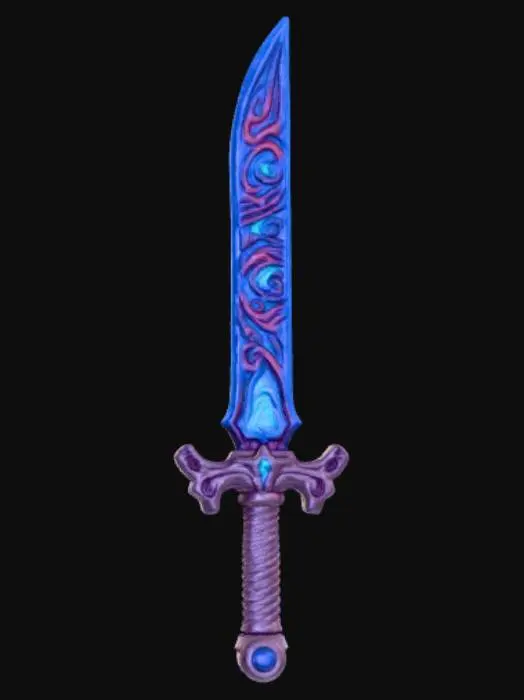 3D model for Anime Video Game Level Up Rewards