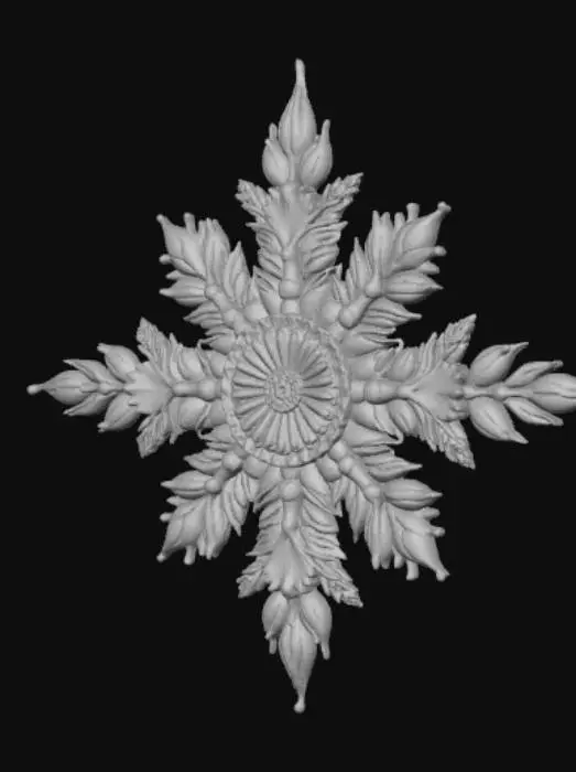 3D model for Flat Henna Tattoo design only.