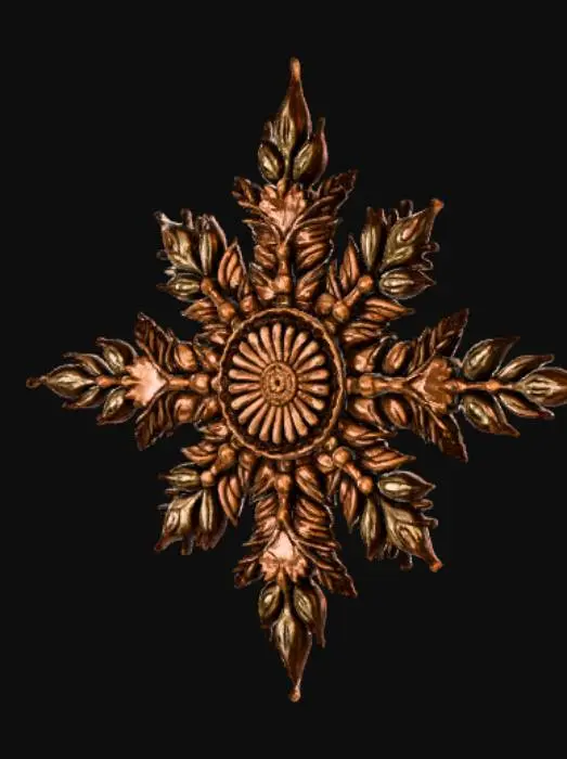 3D model for Flat Henna Tattoo design only.