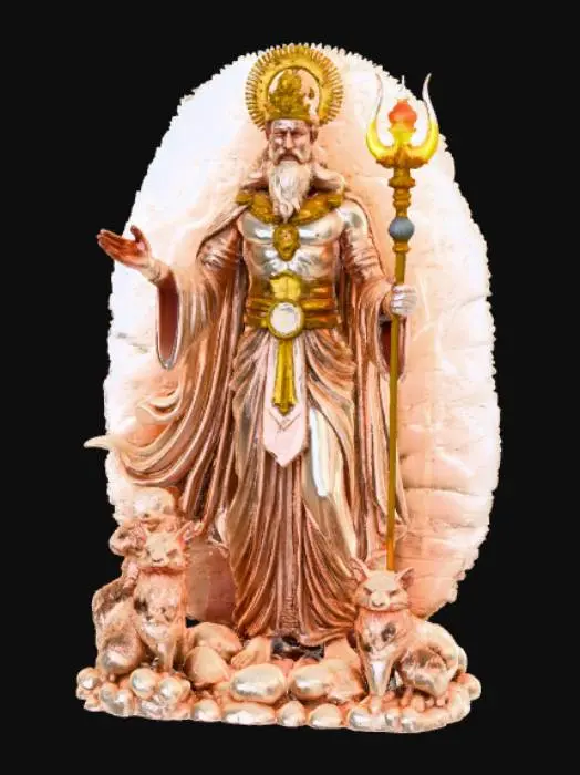 3D model for Extravagant Random God Statue