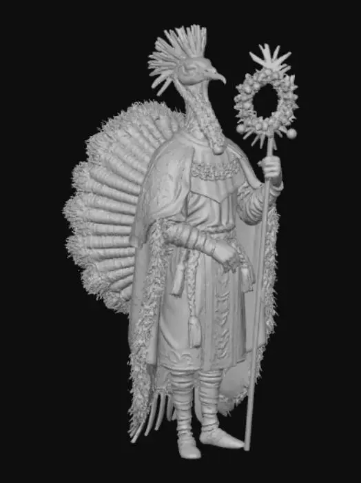 3D model for Turkey God, #Thanksgiving#