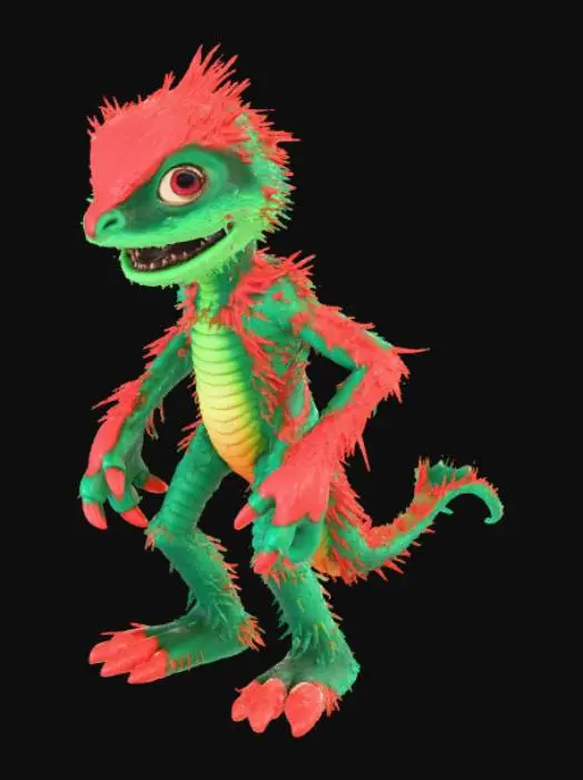 3D model for Half Xenomorph, Half Elmo