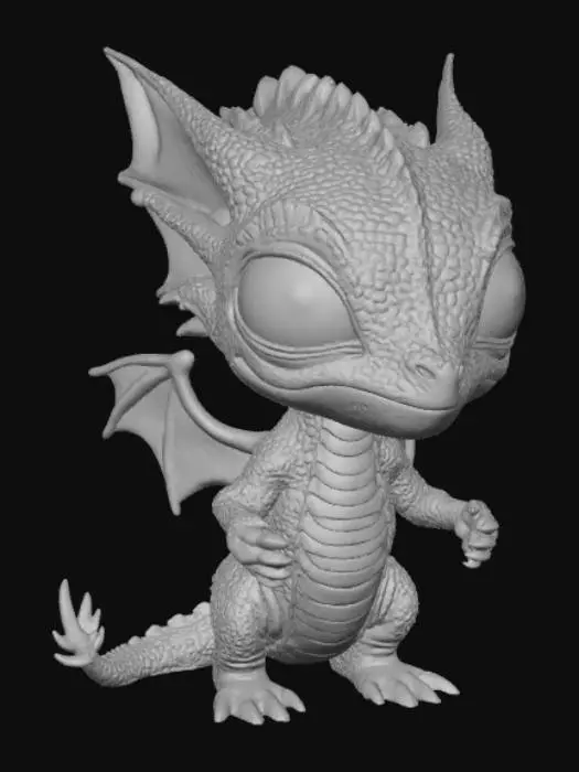 3D model for Xenomorph chibi Dragonling