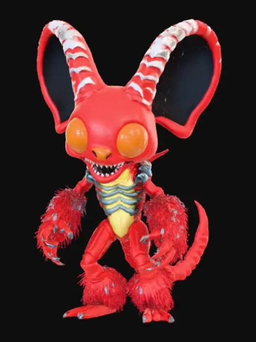 3D model for Half Xenomorph, Half Elmo