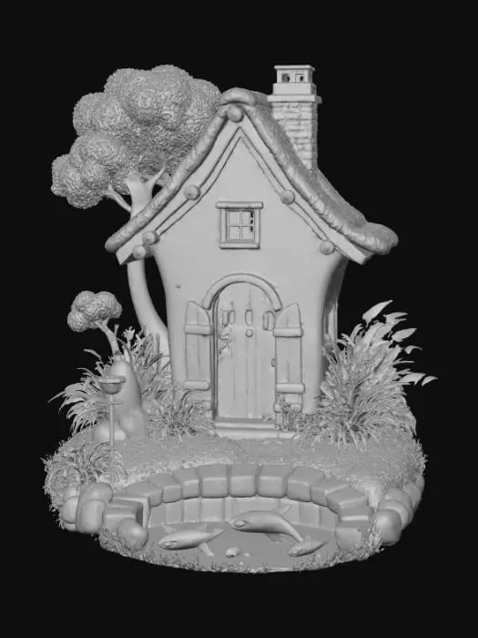 3D model for High detail, obtainable goals.