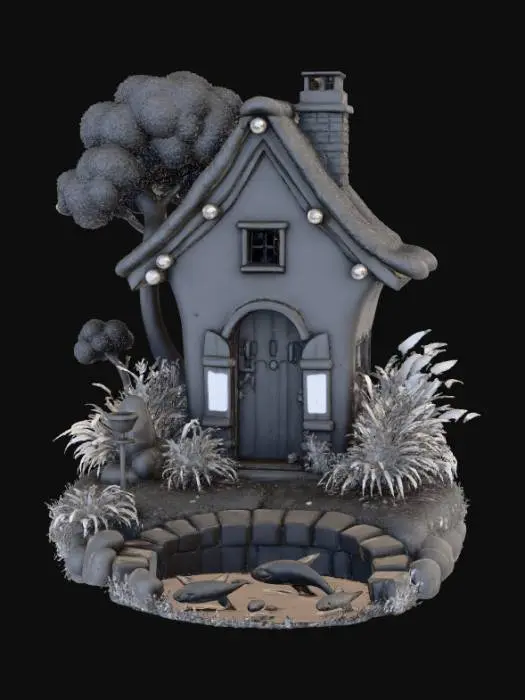 3D model for High detail, obtainable goals.