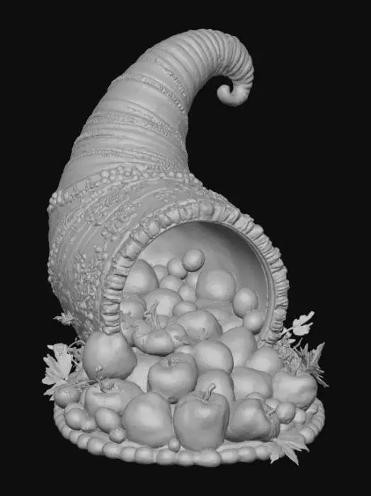 3D model for High detail, extravagant, cornucopia, #Thanksgiving#