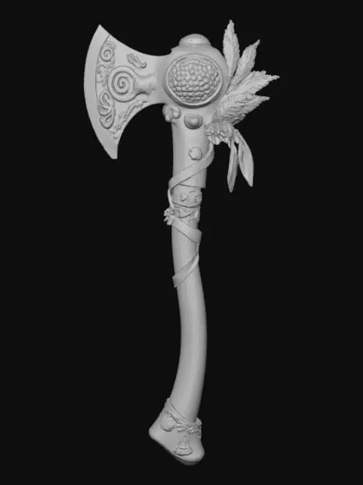 3D model for High detail, #Thanksgiving# style weapon.