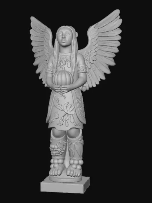 3D model for #Thanksgiving#, totem pole