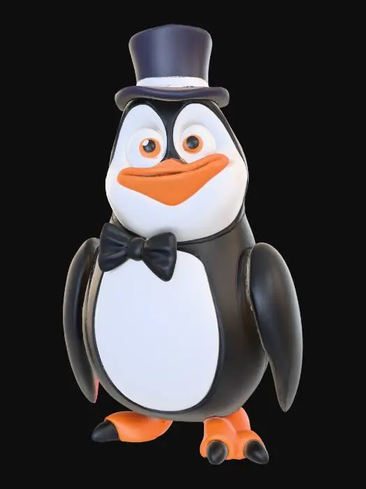 3D model for Dapper Penguin