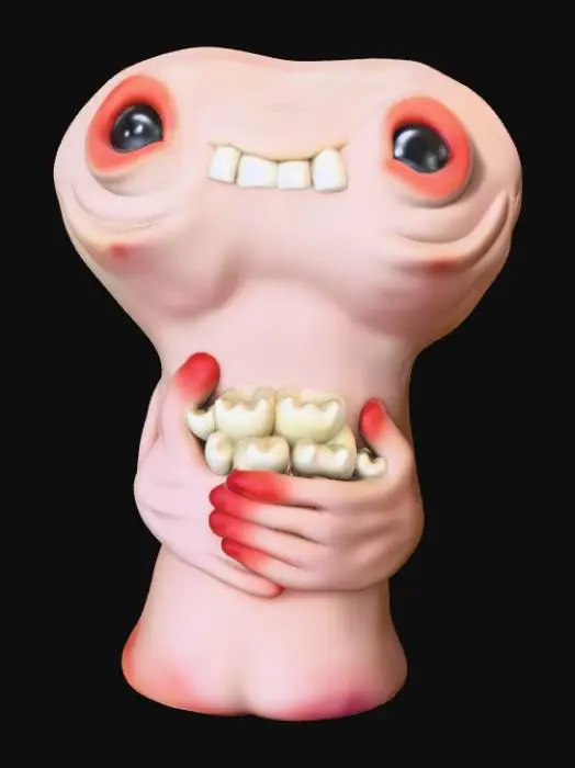 3D model for Toothy Hugger