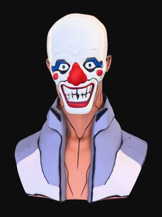3D model for Clown Mask