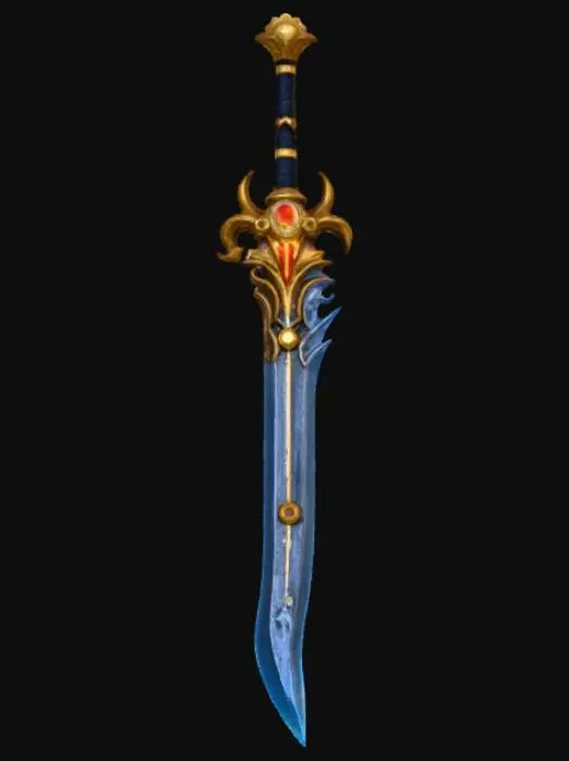 3D model for High detail, legendary, anime, extravagant, Artifact weapon