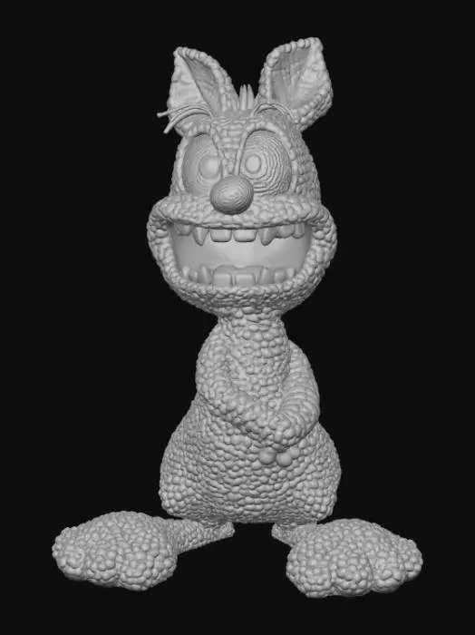 3D model for High detail, Stitch Face, broach only.