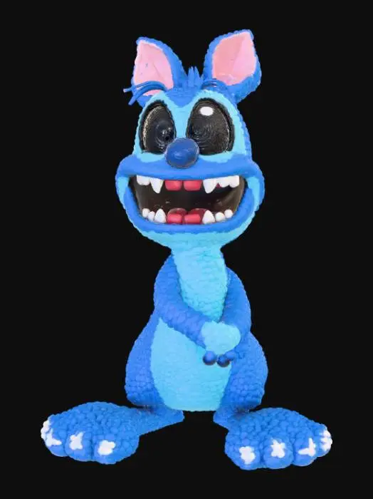 3D model for High detail, Stitch Face, broach only.