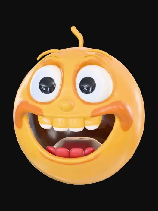 3D model for Giggle Emoticon