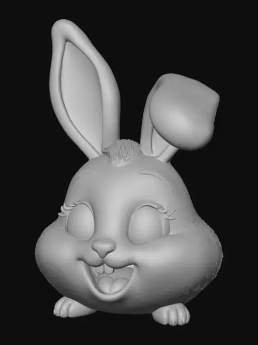 3D model for Rabbit Emoticon
