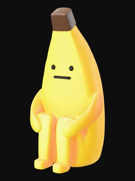 3D model for Banana Contemplation